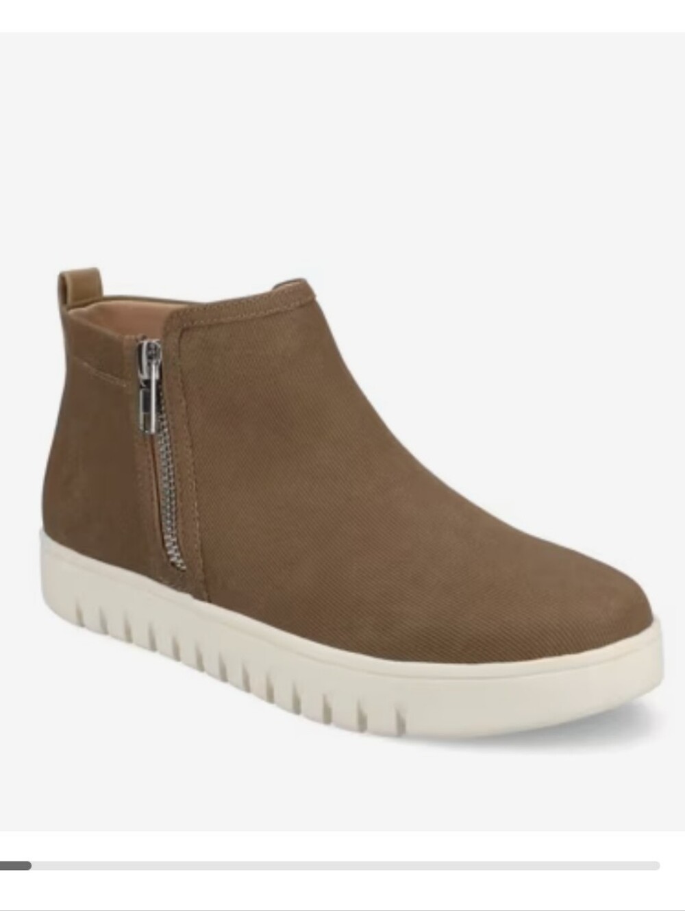 New Womens Journee Alita, Tan Zip Bootie, Size 9M